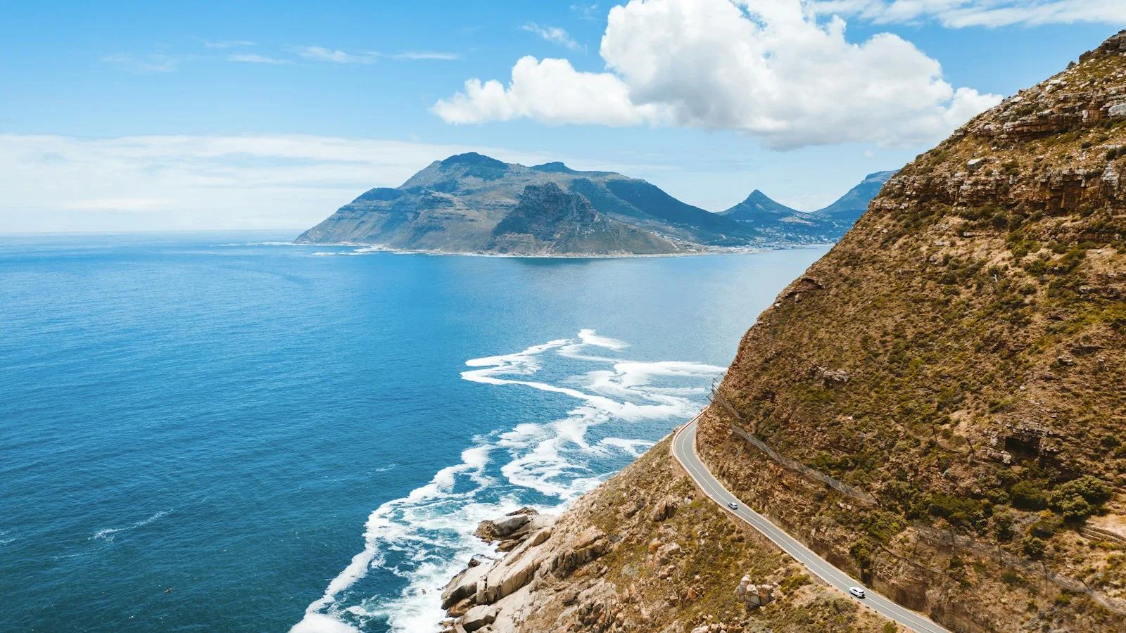 Paysage côtier d'Afrique du Sud