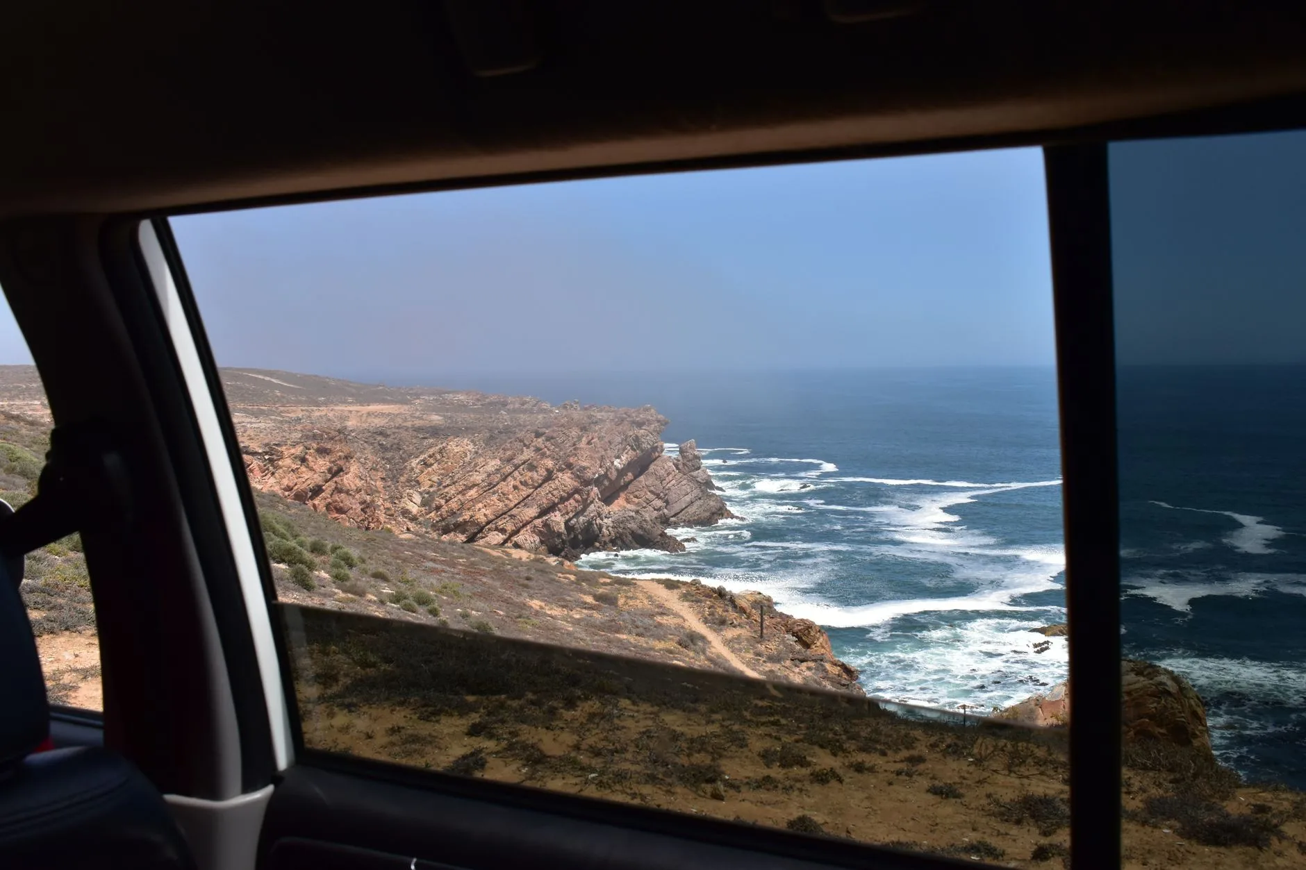 Route côtière en voiture en Afrique du Sud